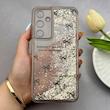 قاب گوشی Galaxy A55 سامسونگ اکلیلی شفاف لاکچری محافظ لنزدار طرح پاپیون کد 160802