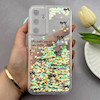 قاب گوشی Galaxy A55 سامسونگ اکلیلی شفاف لاکچری محافظ لنزدار طرح پاپیون کد 160803