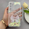 قاب گوشی Galaxy A55 سامسونگ اکلیلی شفاف لاکچری محافظ لنزدار طرح پاپیون کد 160804