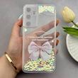 قاب گوشی Galaxy A55 سامسونگ اکلیلی شفاف لاکچری محافظ لنزدار طرح پاپیون کد 160804