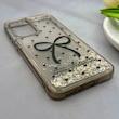 قاب گوشی Galaxy A56 سامسونگ اکلیلی شفاف لاکچری محافظ لنزدار طرح پاپیون کد 160808