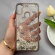 قاب گوشی Galaxy A11 - M11 سامسونگ اکلیلی شفاف لاکچری محافظ لنزدار طرح پاپیون کد 160823