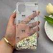 قاب گوشی Galaxy A12 - M12 سامسونگ اکلیلی شفاف لاکچری محافظ لنزدار طرح پاپیون کد 160827