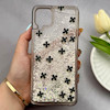 قاب گوشی Galaxy A12 - M12 سامسونگ اکلیلی شفاف لاکچری محافظ لنزدار طرح گل کد 160832