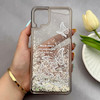قاب گوشی Galaxy A12 - M12 سامسونگ اکلیلی شفاف لاکچری محافظ لنزدار طرح پروانه کد 160833