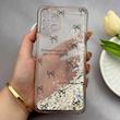 قاب گوشی Galaxy A13 4G سامسونگ اکلیلی شفاف لاکچری محافظ لنزدار طرح پاپیون کد 160841
