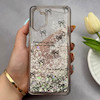 قاب گوشی Galaxy A32 4G سامسونگ اکلیلی شفاف لاکچری محافظ لنزدار طرح پاپیون کد 160845