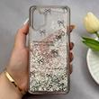 قاب گوشی Galaxy A32 4G سامسونگ اکلیلی شفاف لاکچری محافظ لنزدار طرح پاپیون کد 160845