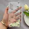 قاب گوشی Galaxy A32 4G سامسونگ اکلیلی شفاف لاکچری محافظ لنزدار طرح پاپیون کد 160848