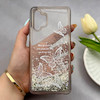 قاب گوشی Galaxy A32 4G سامسونگ اکلیلی شفاف لاکچری محافظ لنزدار طرح پروانه کد 160854