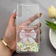 قاب گوشی Galaxy A30S - A50S - A50 سامسونگ اکلیلی شفاف لاکچری محافظ لنزدار طرح پاپیون کد 160859