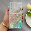 قاب گوشی Galaxy S20 FE سامسونگ اکلیلی شفاف لاکچری محافظ لنزدار طرح پروانه کد 160871
