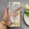 قاب گوشی Galaxy S20 FE سامسونگ اکلیلی شفاف لاکچری محافظ لنزدار طرح پاپیون کد 160878