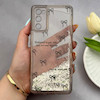 قاب گوشی Galaxy S20 FE سامسونگ اکلیلی شفاف لاکچری محافظ لنزدار طرح پاپیون کد 160879