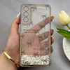 قاب گوشی Galaxy S21 FE سامسونگ اکلیلی شفاف لاکچری محافظ لنزدار طرح پاپیون کد 160881