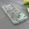 قاب گوشی Galaxy S21 FE سامسونگ اکلیلی شفاف لاکچری محافظ لنزدار طرح پاپیون کد 160882