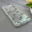 قاب گوشی Galaxy S21 FE سامسونگ اکلیلی شفاف لاکچری محافظ لنزدار طرح پاپیون کد 160882