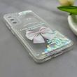 قاب گوشی Galaxy S21 FE سامسونگ اکلیلی شفاف لاکچری محافظ لنزدار طرح پاپیون کد 160883