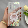 قاب گوشی Galaxy S21 FE سامسونگ اکلیلی شفاف لاکچری محافظ لنزدار طرح پاپیون کد 160883