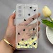 قاب گوشی Galaxy S21 FE سامسونگ اکلیلی شفاف لاکچری محافظ لنزدار طرح قلب کد 160886