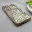 قاب گوشی Galaxy S23 FE سامسونگ اکلیلی شفاف لاکچری محافظ لنزدار طرح پروانه کد 160891