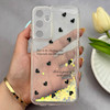 قاب گوشی Galaxy S23 FE سامسونگ اکلیلی شفاف لاکچری محافظ لنزدار طرح قلب کد 160892