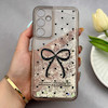 قاب گوشی Galaxy S23 FE سامسونگ اکلیلی شفاف لاکچری محافظ لنزدار طرح پاپیون کد 160898