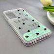 قاب گوشی Galaxy S24 FE سامسونگ اکلیلی شفاف لاکچری محافظ لنزدار طرح قلب کد 160906