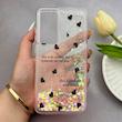 قاب گوشی Galaxy S24 FE سامسونگ اکلیلی شفاف لاکچری محافظ لنزدار طرح قلب کد 160909