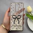 قاب گوشی Redmi Note 8 Pro شیائومی اکلیلی شفاف لاکچری محافظ لنزدار طرح پاپیون کد 161038