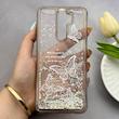 قاب گوشی Redmi Note 8 Pro شیائومی اکلیلی شفاف لاکچری محافظ لنزدار طرح پروانه کد 161047