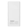 پاوربانک فست شارژ BUKU 10000mAh لیتیوم پلیمری مدل PB-101 سفید کد 99509