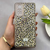 قاب گوشی Redmi Note 11 Pro 4G Global - Redmi Note 11 Pro 5G Global - Redmi Note 11E Pro - Redmi Note 12 Pro 4G شیائومی اکلیلی شفاف لاکچری محافظ لنزدار طرح پلنگی کد 161149