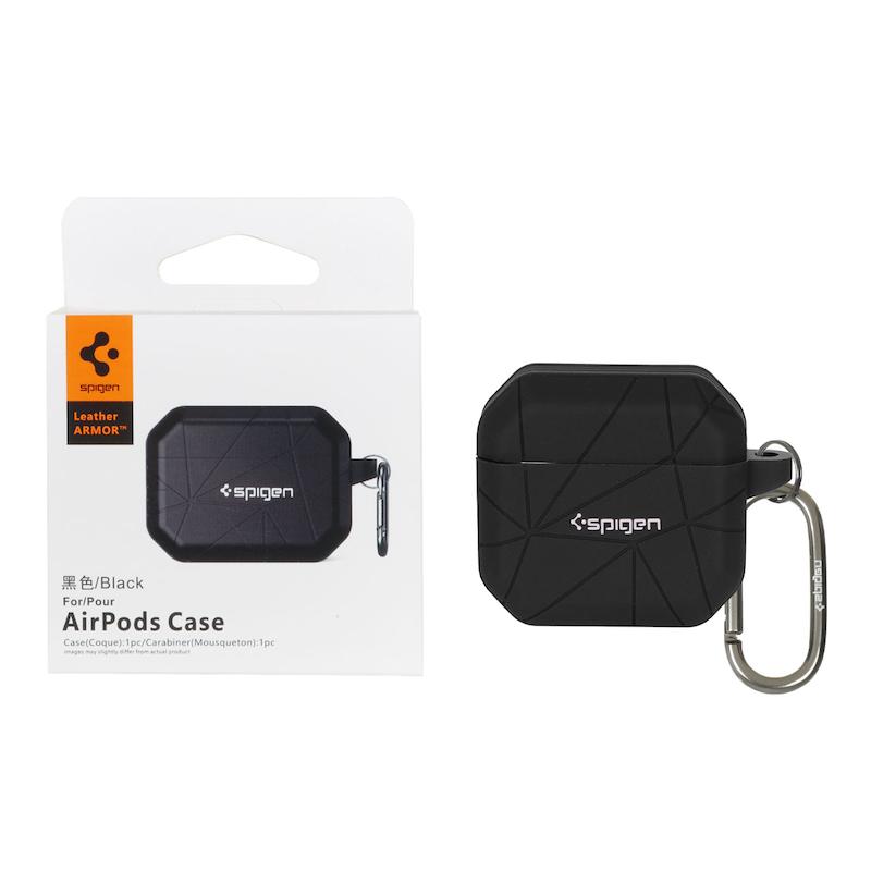 کاور ایرپاد Spigen سیلیکونی Line Case مدل Apple Airpods 4 - مشکی کد 140364