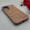 قاب گوشی iPhone 12 - 12 Pro آیفون سیلیکونی مینیمال موج دار مات برجسته Waves Matte کد 158200