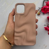قاب گوشی iPhone 12 - 12 Pro آیفون سیلیکونی مینیمال موج دار مات برجسته Waves Matte کد 158200