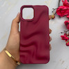 قاب گوشی iPhone 12 - 12 Pro آیفون سیلیکونی مینیمال موج دار مات برجسته Waves Matte کد 158201