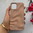 قاب گوشی iPhone X - XS آیفون سیلیکونی مینیمال موج دار مات برجسته Waves Matte کد 158204