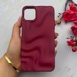 قاب گوشی iPhone 11 Pro Max آیفون سیلیکونی مینیمال موج دار مات برجسته Waves Matte کد 158207