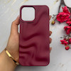 قاب گوشی iPhone 12 Pro Max آیفون سیلیکونی مینیمال موج دار مات برجسته Waves Matte کد 158208