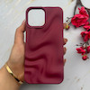 قاب گوشی iPhone 13 Pro Max آیفون سیلیکونی مینیمال موج دار مات برجسته Waves Matte کد 158210
