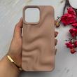 قاب گوشی iPhone 16 Pro Max آیفون سیلیکونی مینیمال موج دار مات برجسته Waves Matte کد 158212