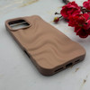 قاب گوشی iPhone 16 Pro Max آیفون سیلیکونی مینیمال موج دار مات برجسته Waves Matte کد 158212
