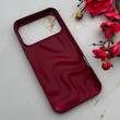 قاب گوشی iPhone 17 Pro Max آیفون سیلیکونی مینیمال موج دار مات برجسته Waves Matte کد 158214