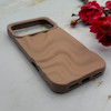 قاب گوشی iPhone 17 Pro Max آیفون سیلیکونی مینیمال موج دار مات برجسته Waves Matte کد 158215