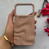 قاب گوشی iPhone 17 Pro آیفون سیلیکونی مینیمال موج دار مات برجسته Waves Matte کد 158216