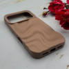 قاب گوشی iPhone 17 Pro آیفون سیلیکونی مینیمال موج دار مات برجسته Waves Matte کد 158216