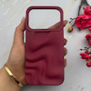 قاب گوشی iPhone 17 Pro آیفون سیلیکونی مینیمال موج دار مات برجسته Waves Matte کد 158217