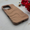 قاب گوشی iPhone 16 Pro آیفون سیلیکونی مینیمال موج دار مات برجسته Waves Matte کد 158219