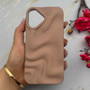 قاب گوشی iPhone 17 آیفون سیلیکونی مینیمال موج دار مات برجسته Waves Matte کد 158222